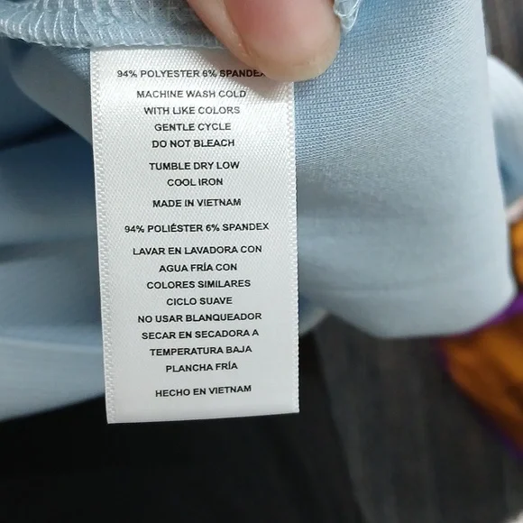 Hickey Freeman 1/4 Zip Pullover Light Blue Medium - Picture 9 of 9